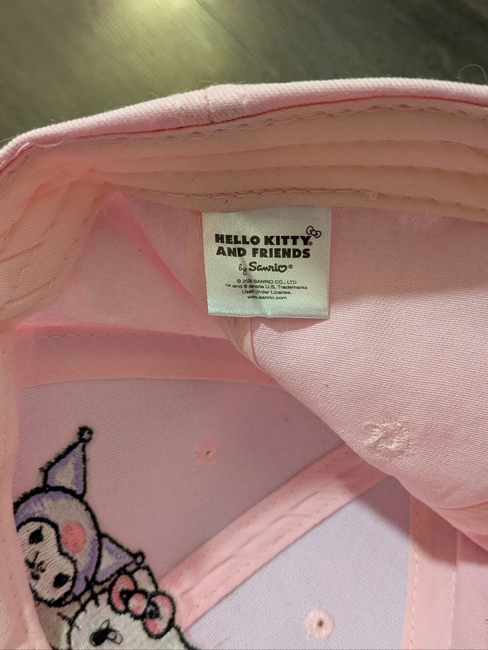 Sanrio Hello Kitty & Friends pink kid's baseball cap